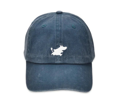 Moomin Muumipeikko stone washed dad cap denim - Shop-Tetuan