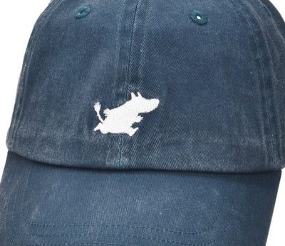 Moomin Muumipeikko stone washed dad cap denim - Shop-Tetuan