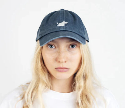 Moomin Muumipeikko stone washed dad cap denim - Shop-Tetuan