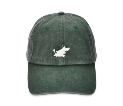 Moomin Muumipeikko stone washed dad cap green - Shop-Tetuan