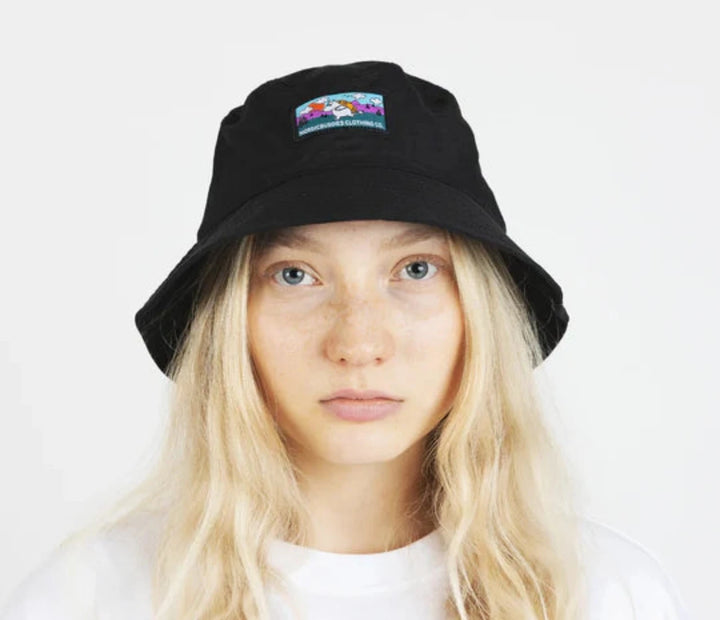 Moomin Muumipeikko Seikkailu Fisherman hat black