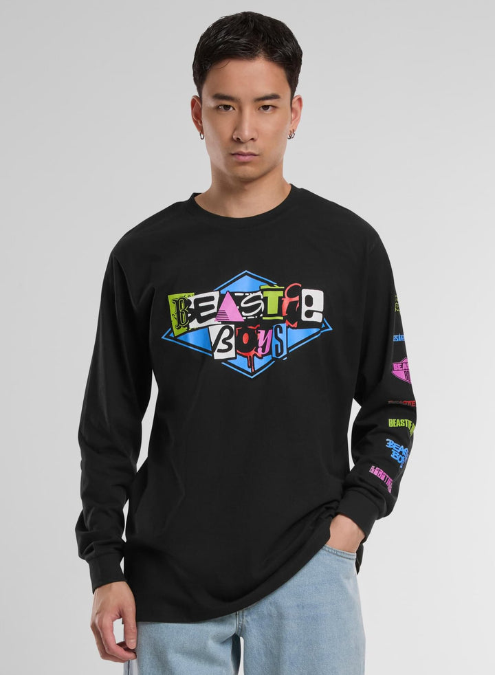 Mister Beastie Boys Logo Longsleeve black