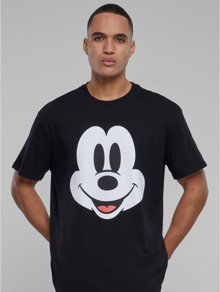 Mister Disney 100 Mickey Face Oversize Tee black