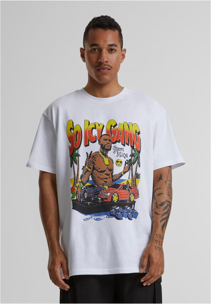 Gucci Mane So Icy Oversize Tee white