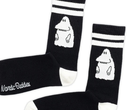 Moomin Mörkö Iltakävelyllä Retro socks black - Shop-Tetuan