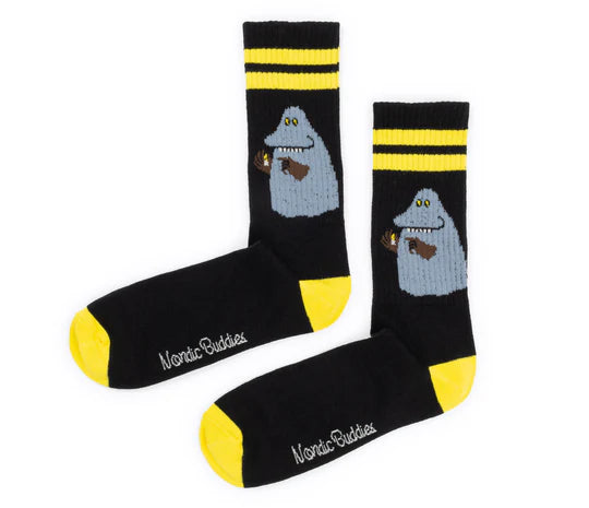 Moomin Mörkö Retro socks black/yellow - Shop-Tetuan