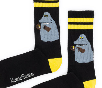 Moomin Mörkö Retro socks black/yellow - Shop-Tetuan