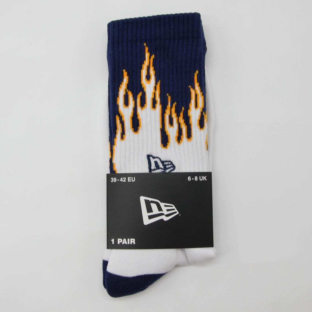 New Era Flame Crew Socks white