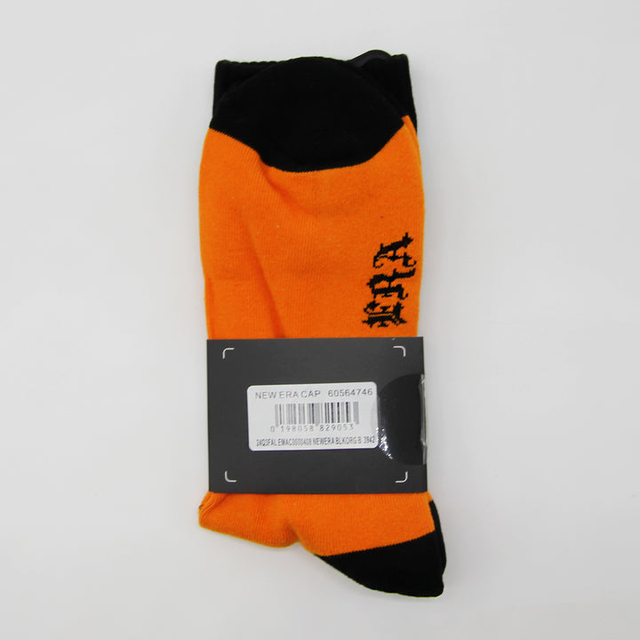 New Era Flame Crew Socks orange