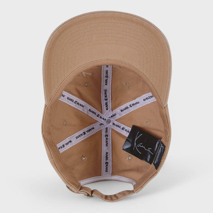 Karl Kani Signature Cap washed light beige