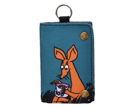 Moomin Nipsun Bisnekset Wallet Canvas petrol blue - Shop-Tetuan