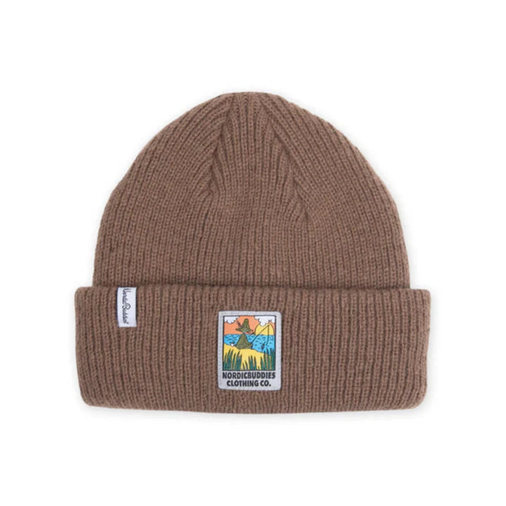 Moomin Nuuskamuikkunen beanie brown