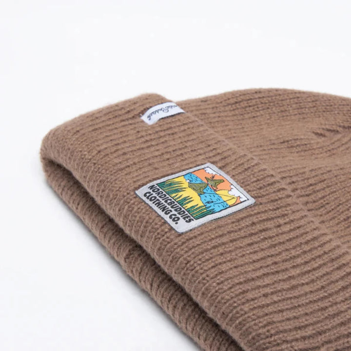 Moomin Nuuskamuikkunen beanie brown