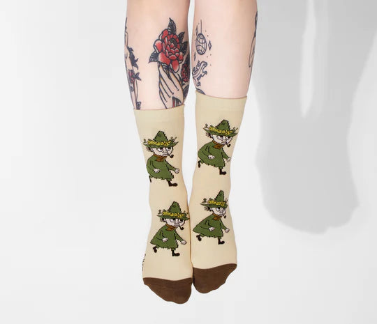 Moomin Nuuskamuikkunen Adventure socks beige - Shop-Tetuan