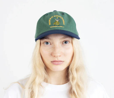 Moomin Nuuskamuikkunen Seikkailu dad cap green/navy - Shop-Tetuan