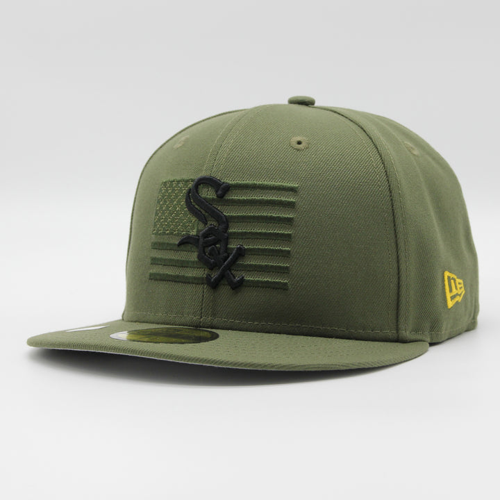 New Era Armed Forces Day 2023 59Fifty C White Sox olive - Shop-Tetuan