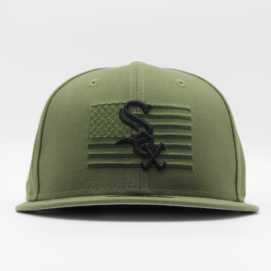 New Era Armed Forces Day 2023 59Fifty C White Sox olive - Shop-Tetuan