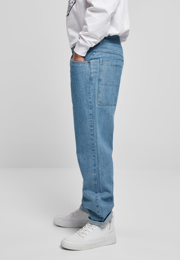 Southpole Embroidery Denim retro midblue - Shop-Tetuan