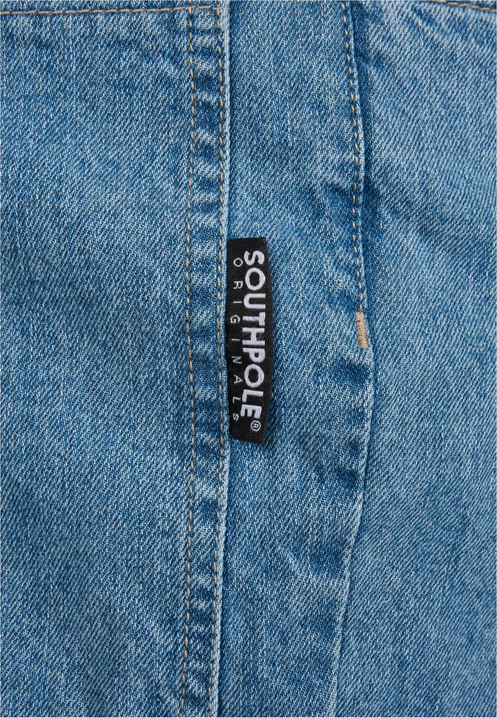 Southpole Embroidery Denim retro midblue - Shop-Tetuan