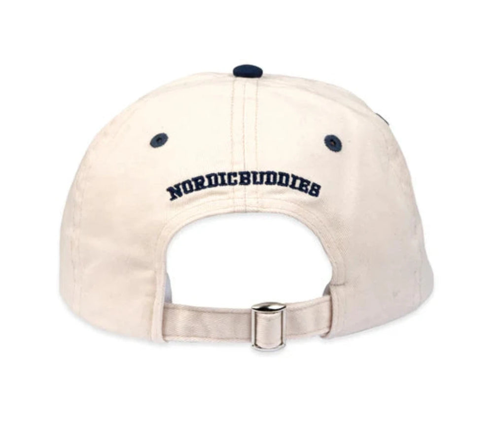 Moomin Haisuli Juonittelee dad cap beige/navy - Shop-Tetuan