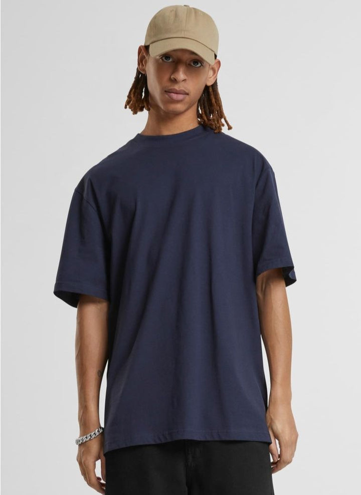 Urban Classics tall tee navy