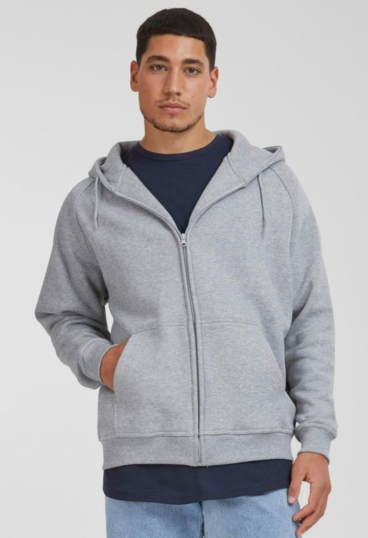 Urban Classics zip hoody grey