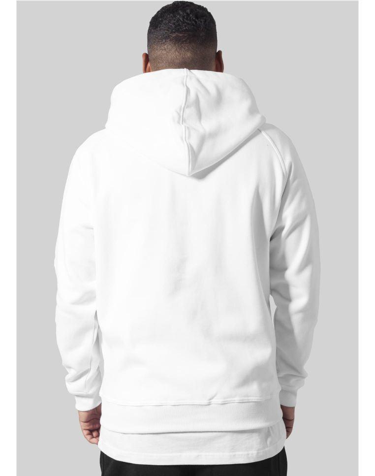 Urban Classics zip hoody white