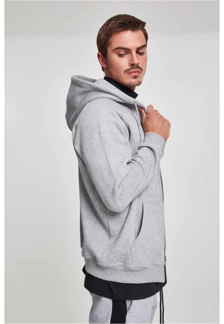 Urban Classics zip hoody grey