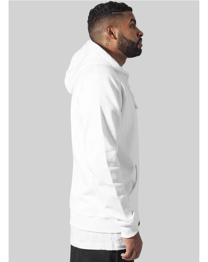 Urban Classics zip hoody white