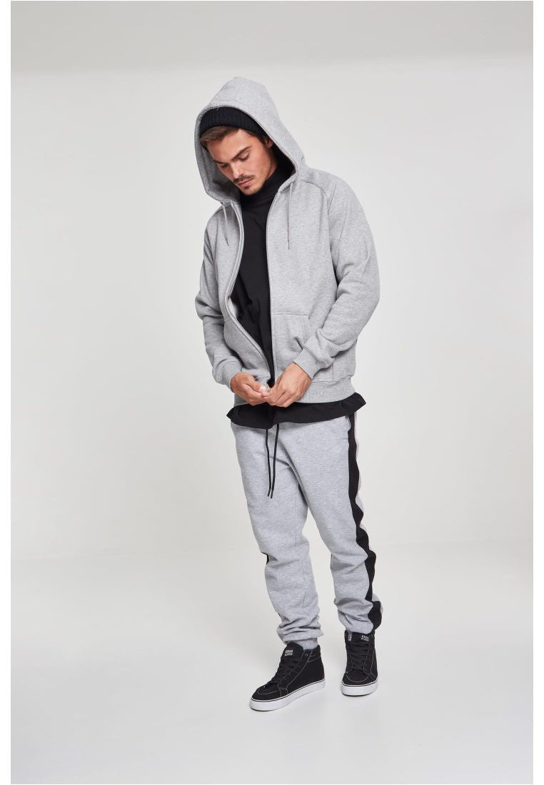 Urban Classics zip hoody grey