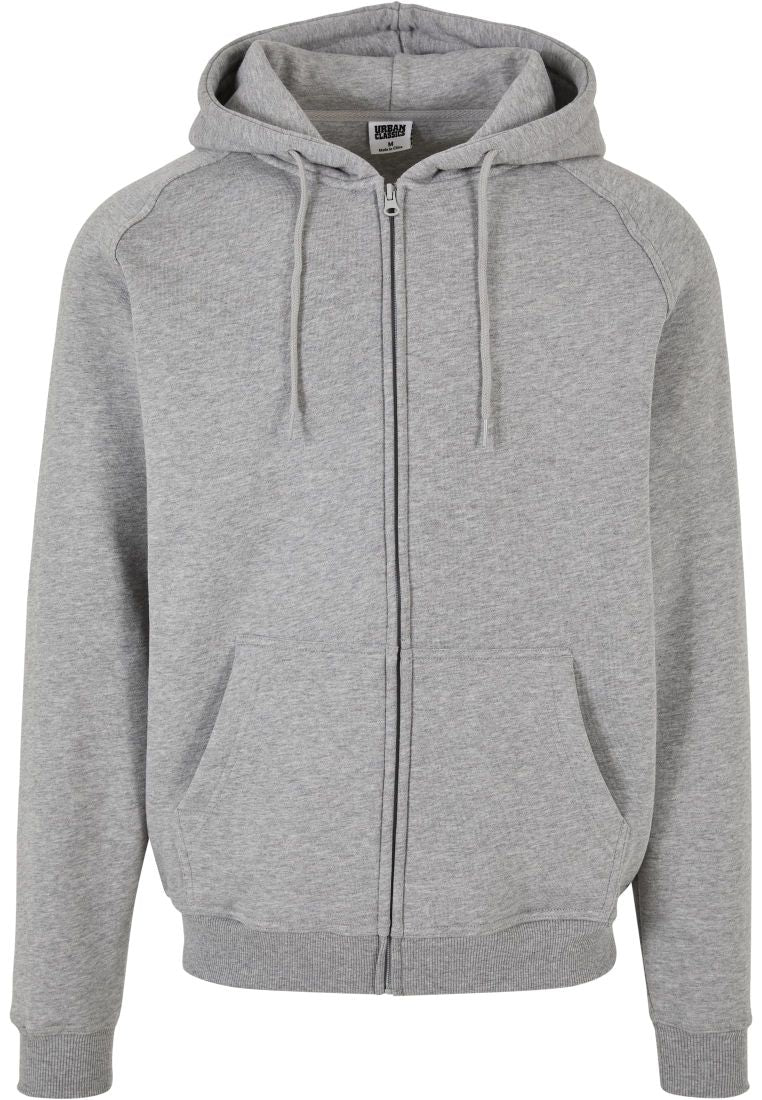 Urban Classics zip hoody grey