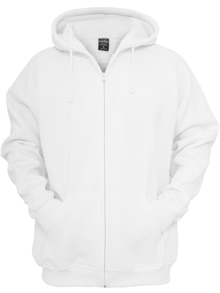 Urban Classics zip hoody white