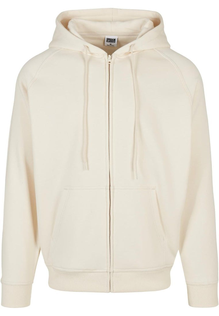 Urban Classics Zip Hoody whitesand