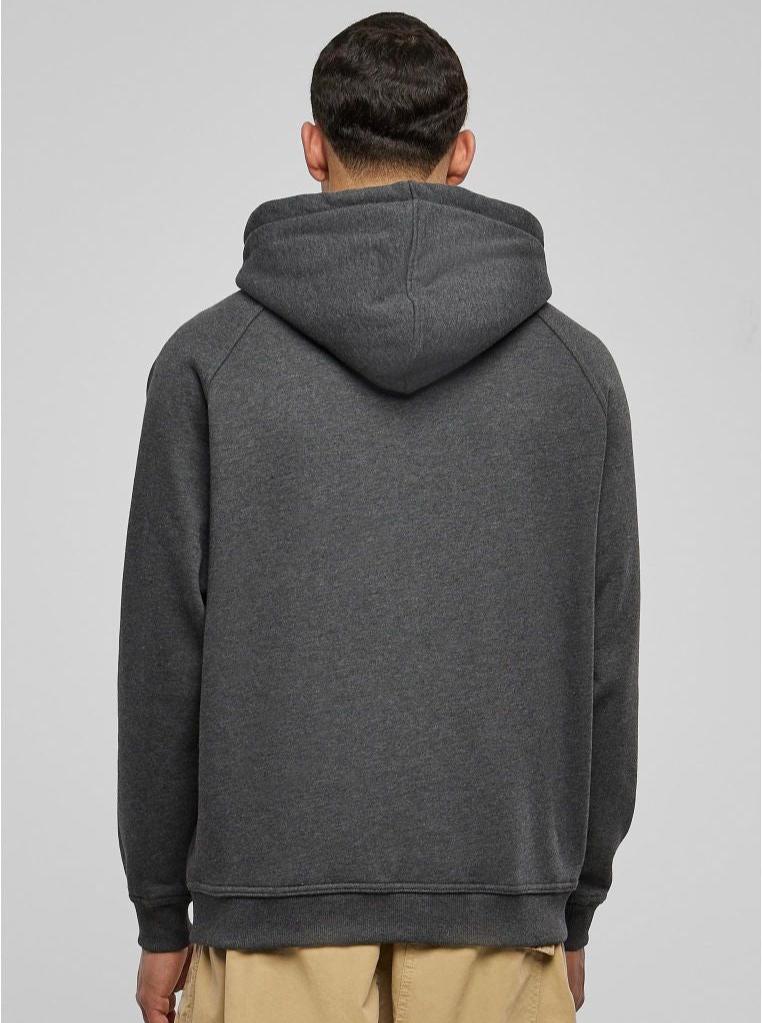 Urban Classics blank hoody charcoal