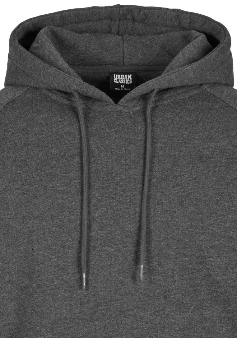 Urban Classics blank hoody charcoal