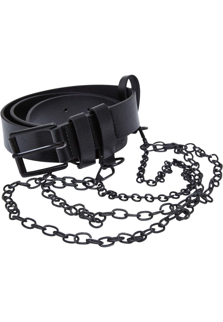 Urban Classics Belt with Chain black - Shop-Tetuan