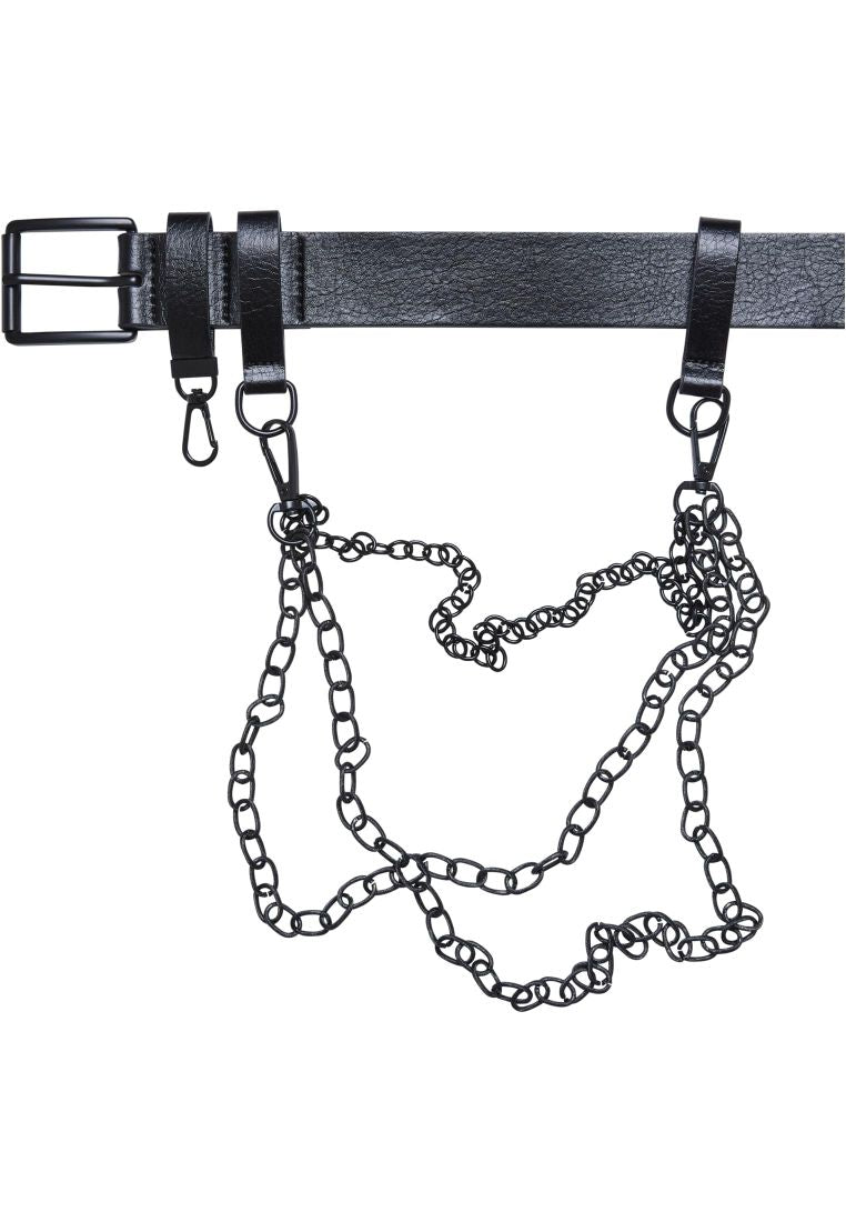 Urban Classics Belt with Chain black - Shop-Tetuan