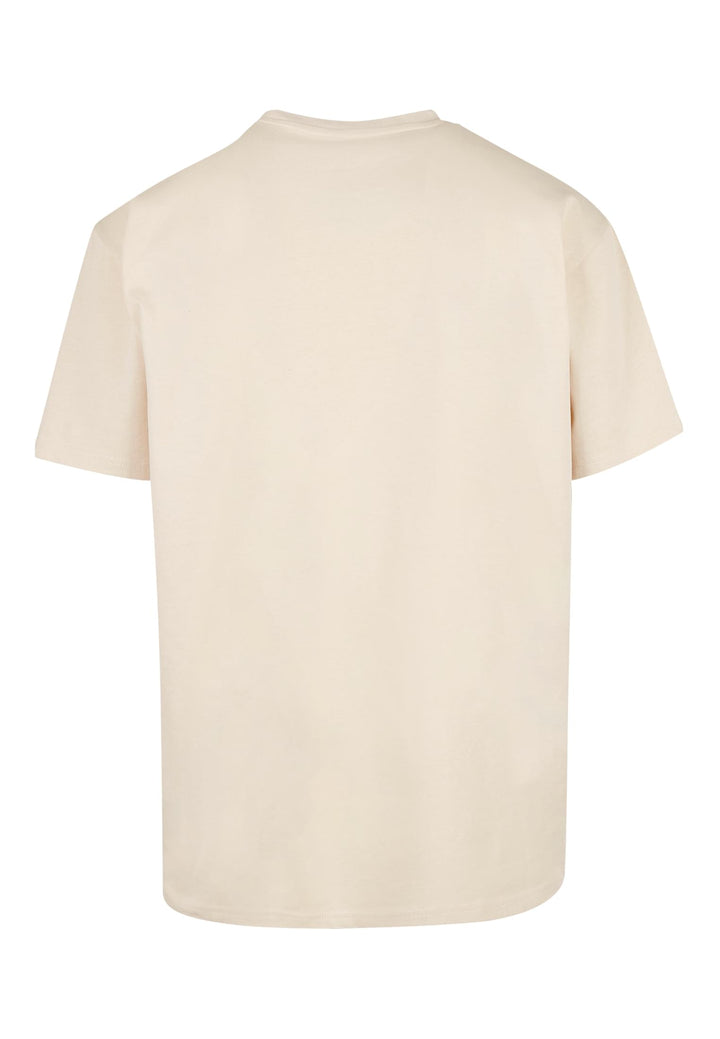 WU Wear Circle Logo Oversize Tee sand