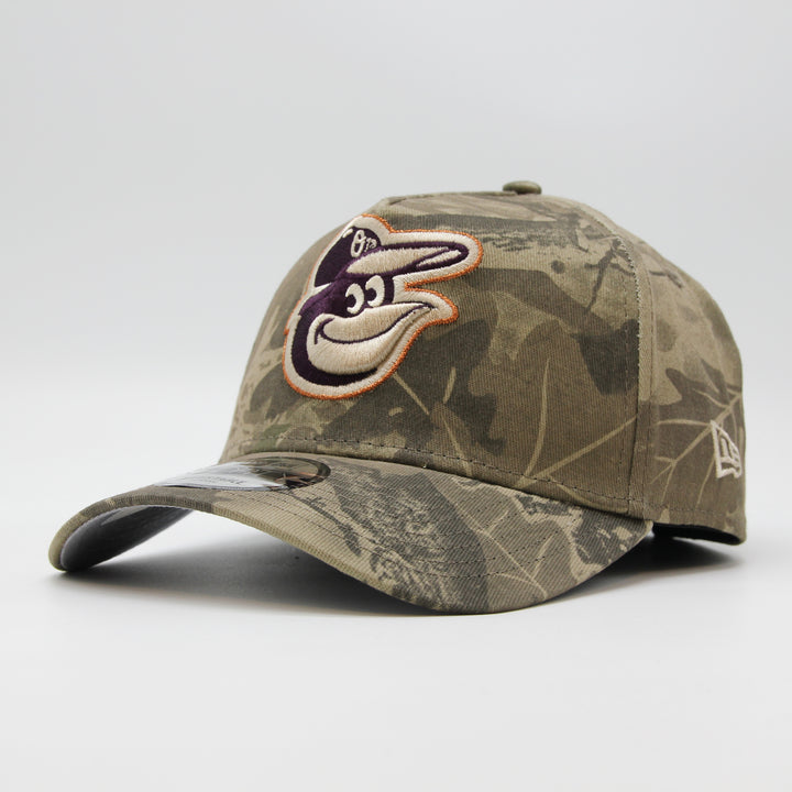 New Era Leaf Camo 9Forty A-Frame B Orioles