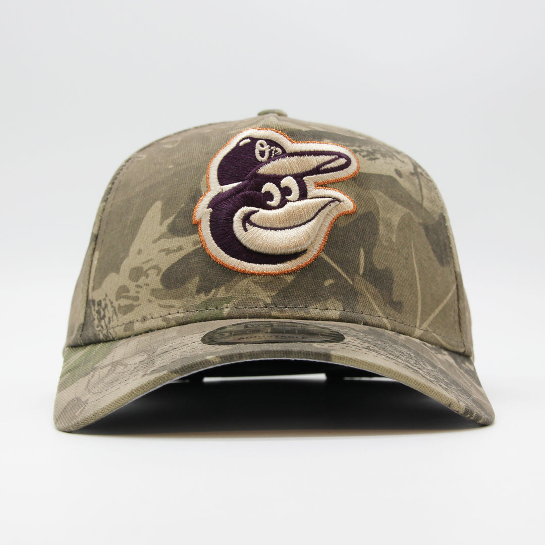 New Era Leaf Camo 9Forty A-Frame B Orioles