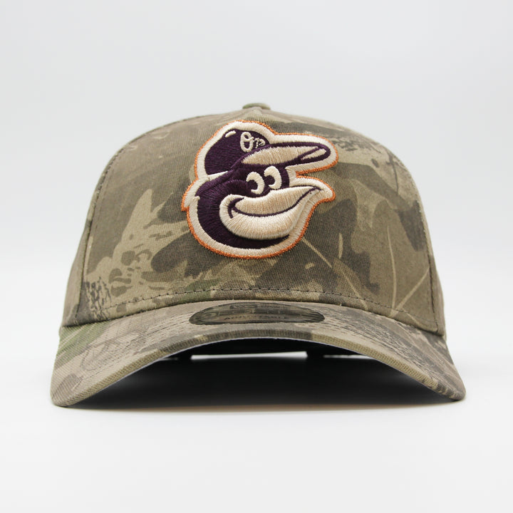 New Era Leaf Camo 9Forty A-Frame B Orioles