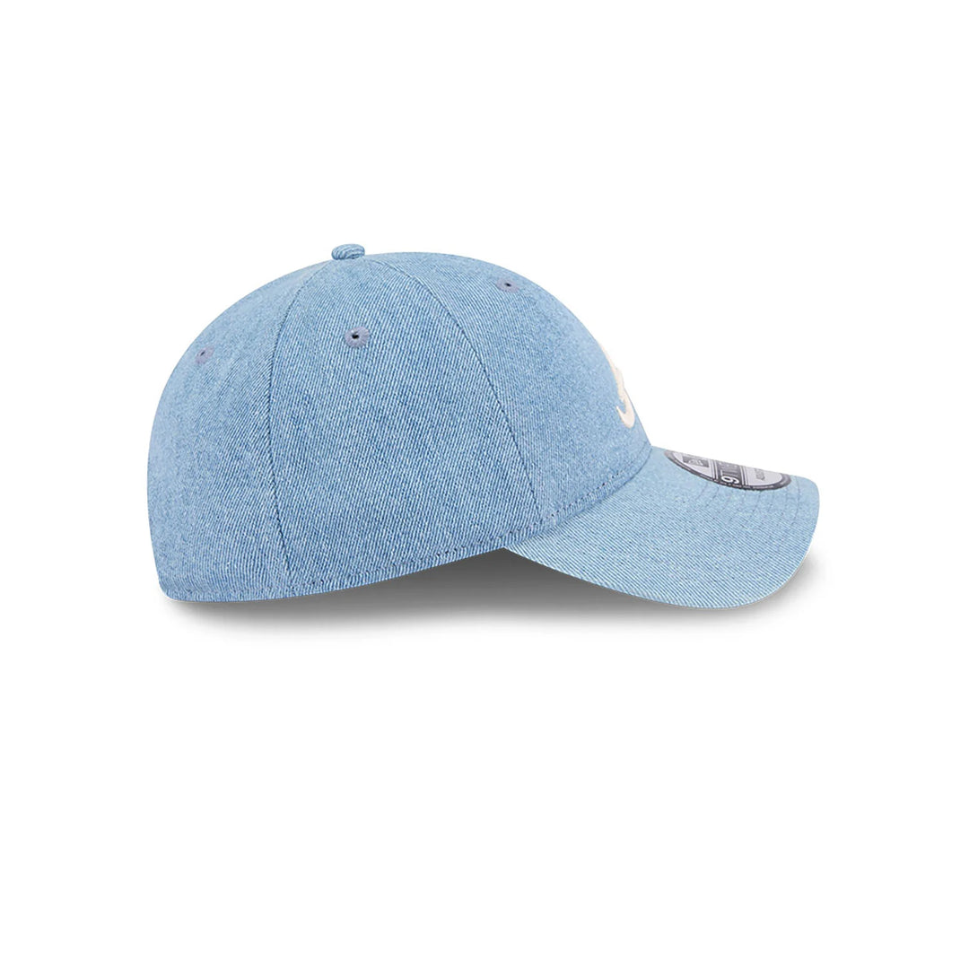 New Era Washed Denim 9Twenty A Braves light blue - Shop-Tetuan