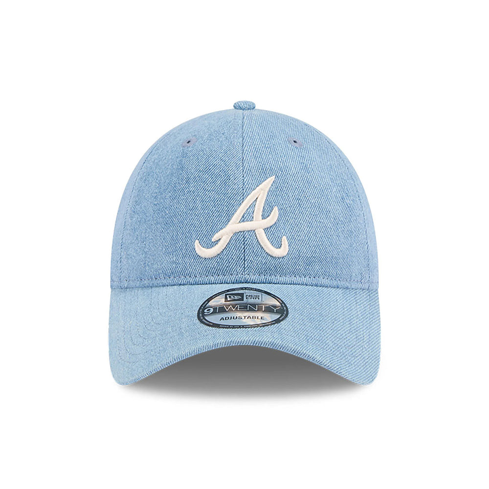 New Era Washed Denim 9Twenty A Braves light blue - Shop-Tetuan