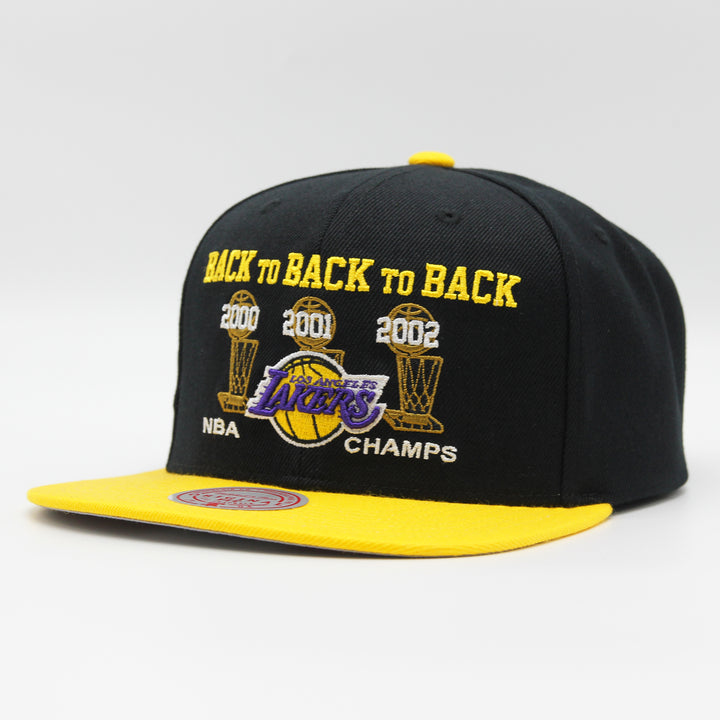 Mitchell & Ness NBA 00-03 Lakers Champs snapback HWC LA Lakers blk/gold - Shop-Tetuan