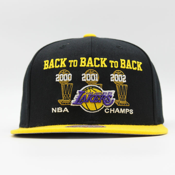 Mitchell & Ness NBA 00-03 Lakers Champs snapback HWC LA Lakers blk/gold - Shop-Tetuan