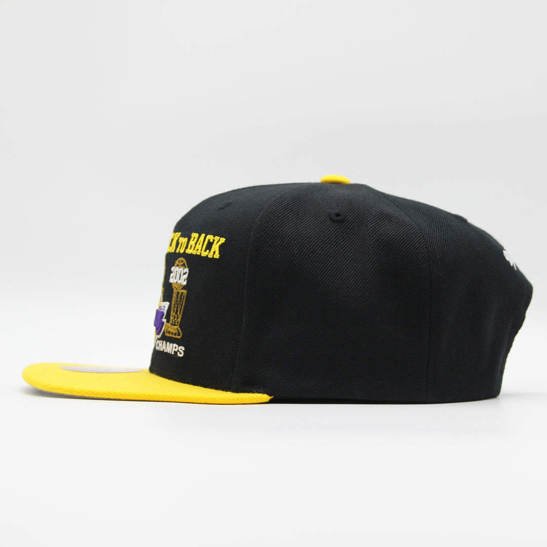 Mitchell & Ness NBA 00-03 Lakers Champs snapback HWC LA Lakers blk/gold - Shop-Tetuan