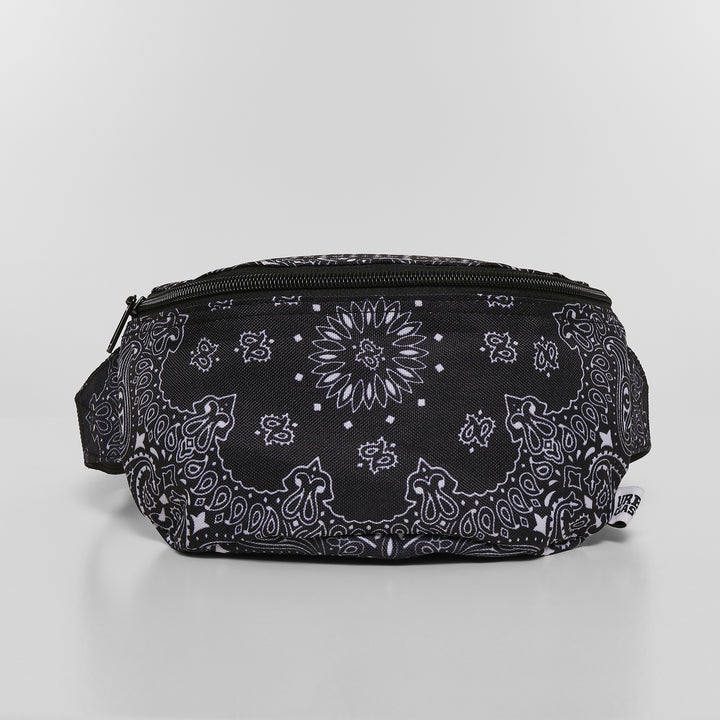 Urban Classics Bandana Print Hip bag black - Shop-Tetuan