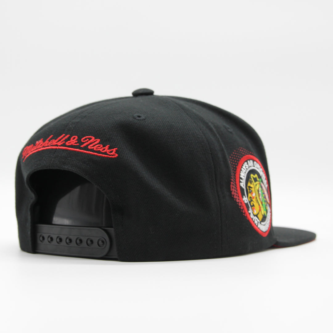 Mitchell & Ness NHL Big Face 7.0 HWC C Blackhawks black - Shop-Tetuan