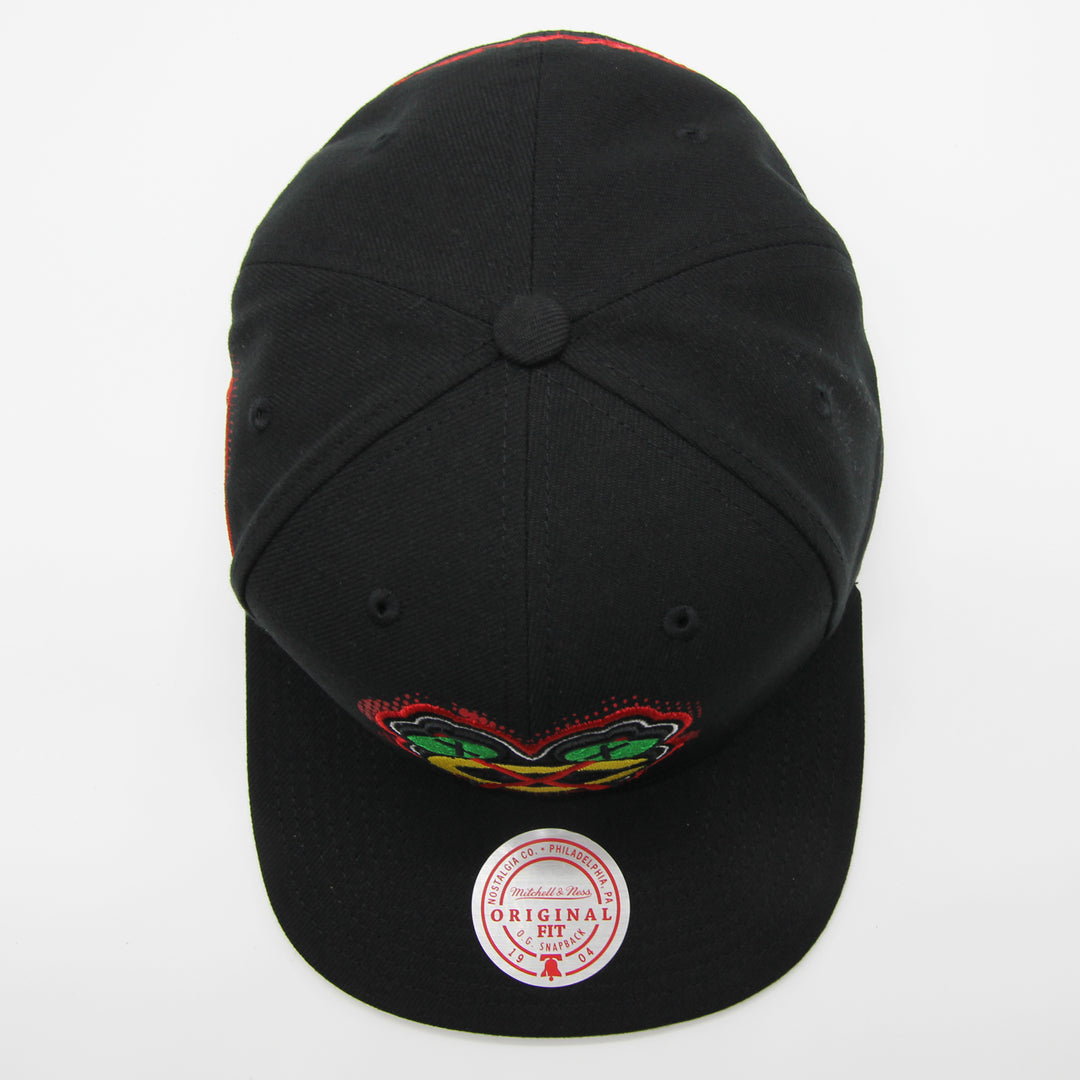 Mitchell & Ness NHL Big Face 7.0 HWC C Blackhawks black - Shop-Tetuan