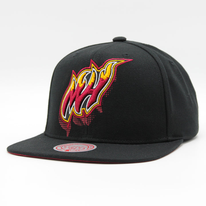 Mitchell & Ness NBA Big Face 7.0 HWC M Heat black - Shop-Tetuan